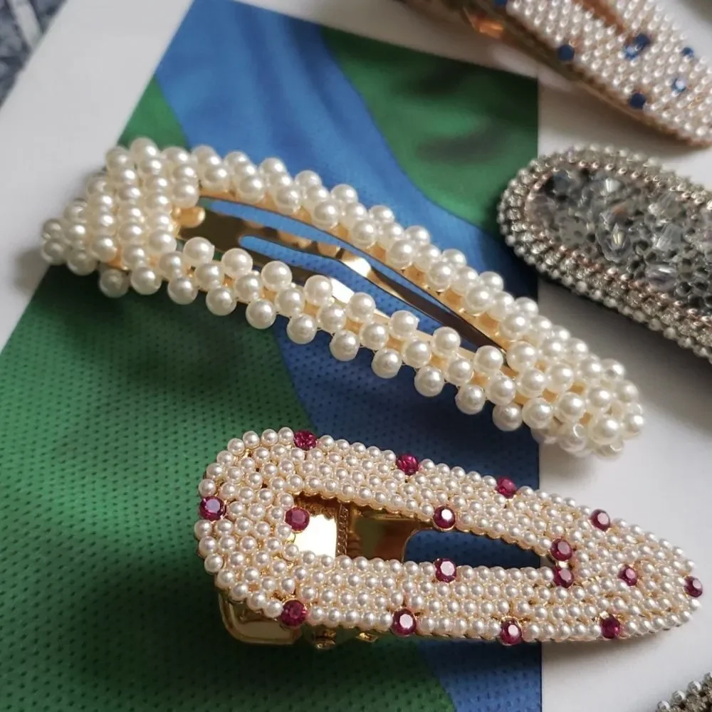 mix of 10 hair barrette accessories